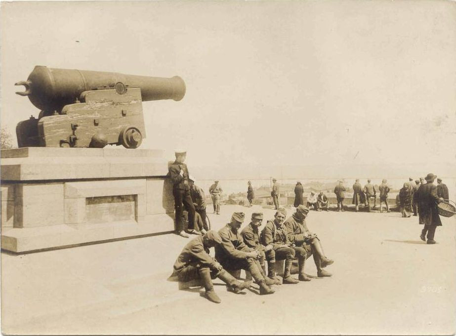 Zdjęcie z okresu okupacji Odessy przez wojska austro-węgierskie i niemieckie w 1918 roku