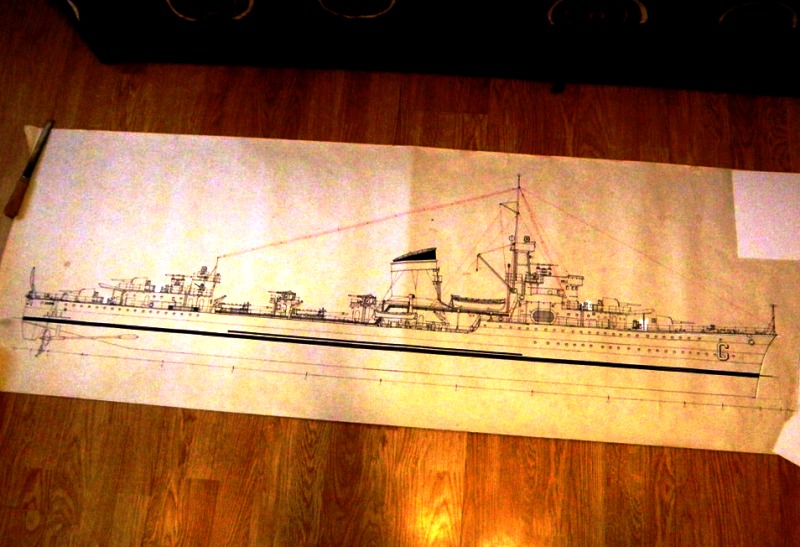 tak wygląda roboczy rysunek modelu