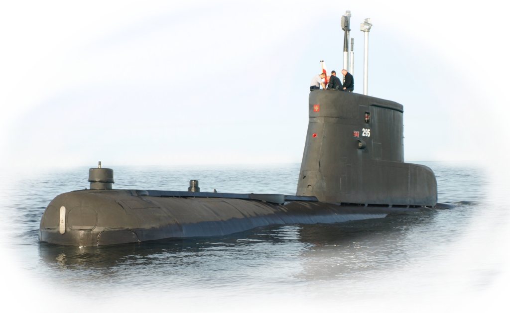 ORP &quot;Sęp&quot; (II) /295/ na powierzchni .