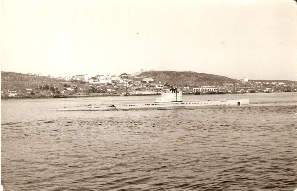 ORP &quot;Bielik&quot; na redzie w Murmańsku , 1967r. ( ze zbiorów J.Jaremko )